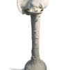 Actaeon - terracotta ceramica dipinta, objet trouvé e resine - cm 35x124x35